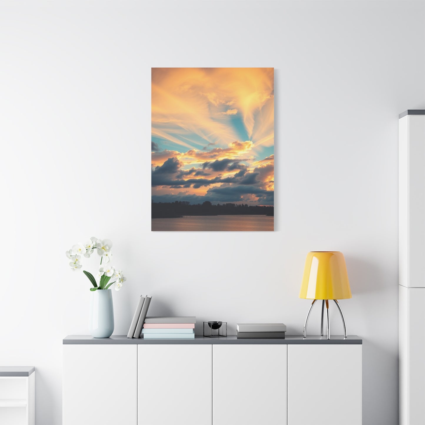 Michigan Sky Media Art Luxury Canvas Wall Art & Canvas Print