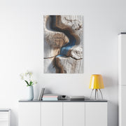 Driftwood Grain Abstract Texture Wall Art & Canvas Print
