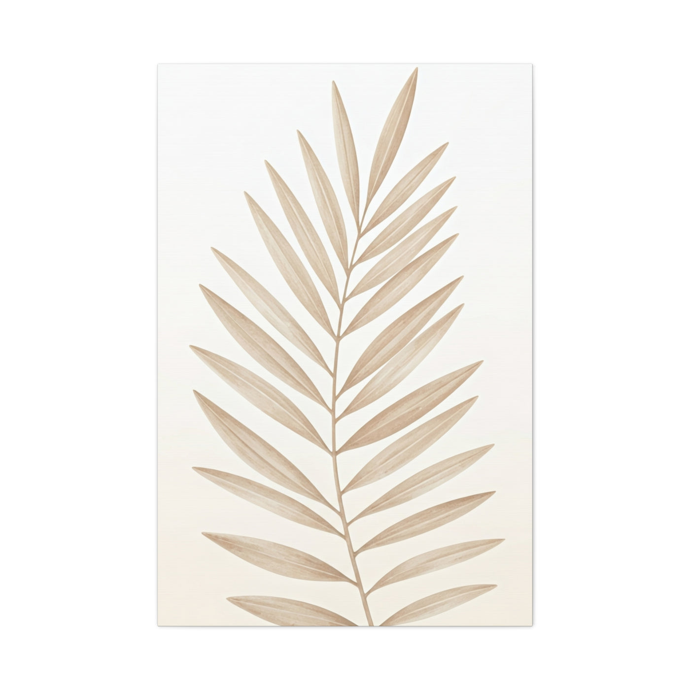 Neutral Palm Silhouette Wall Art & Canvas Prints