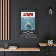 Jaws Movie Poster Wall Art & Canvas Print