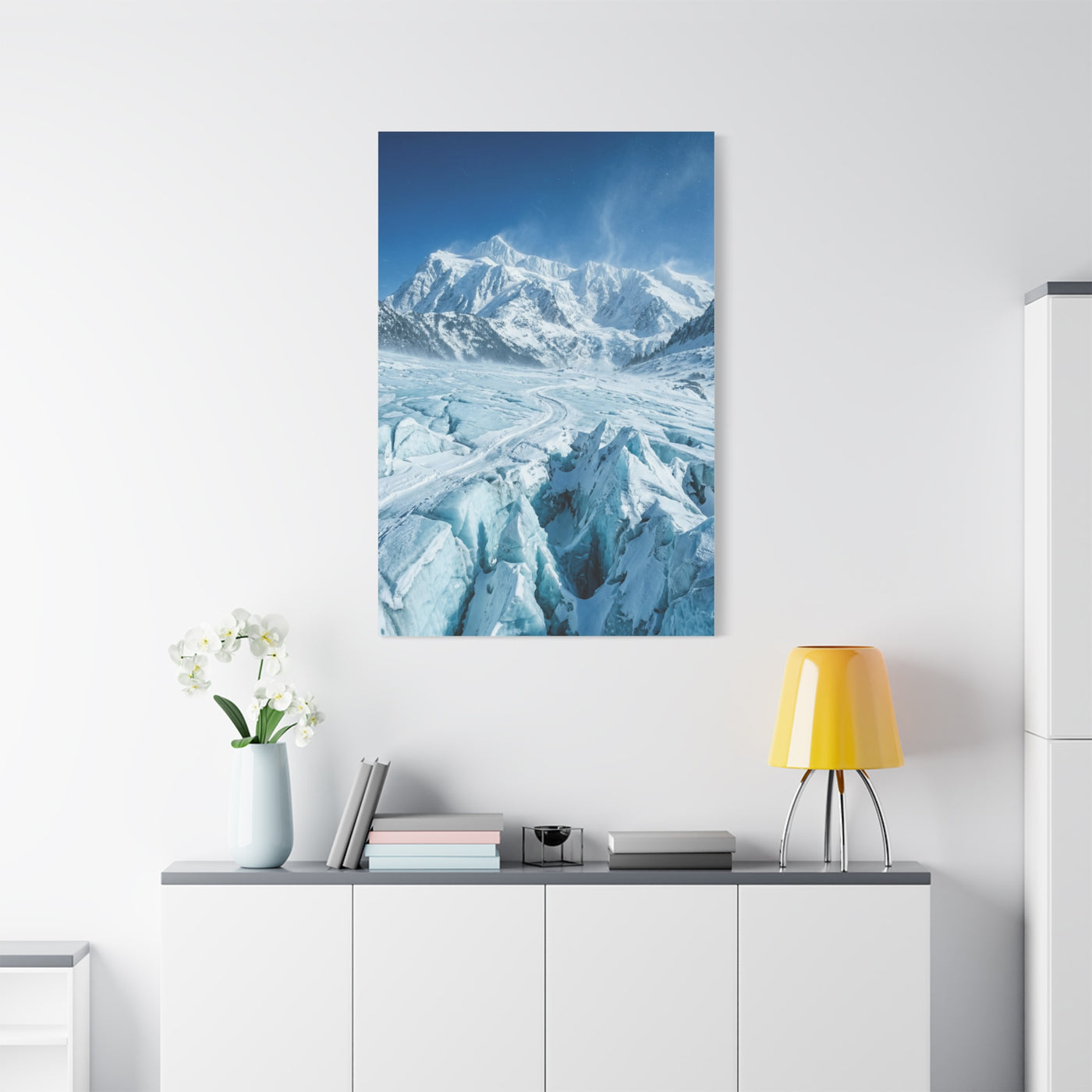 Glacial Mountain Valley Wall Art & Canvas Print