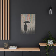 Urban Rain Umbrella Street Art Wall Art & Canvas Print