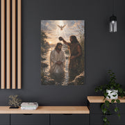 Baptism of Christ Sacred River Wall Art & Canvas Print