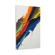 Expressive Multicolor Stroke Abstract Wall Art & Canvas Prints