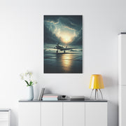 Storm Horizon Runway Flight Wall Art & Canvas Prints
