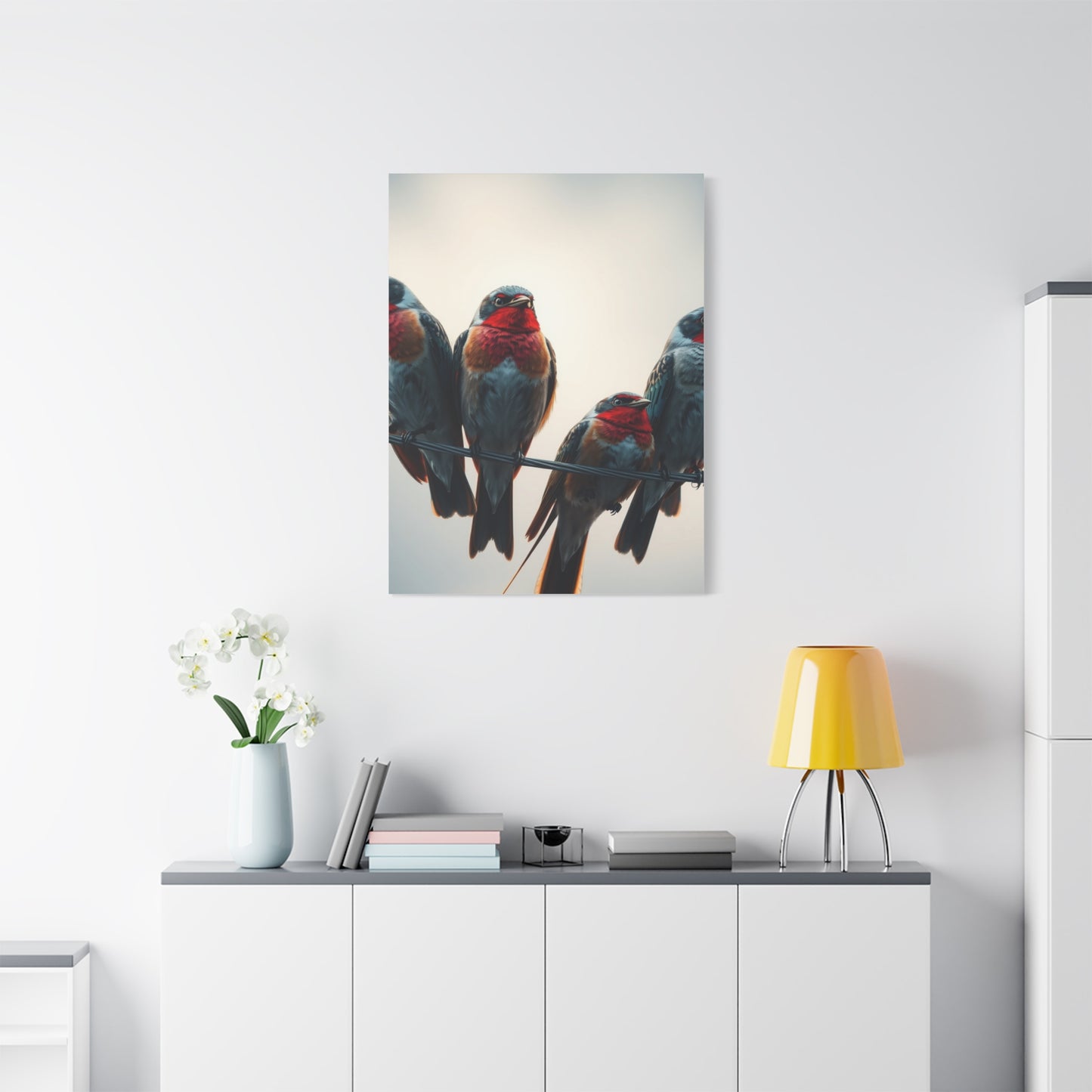 Supreme Birds On a Wire Art Collection Wall Art & Canvas Print