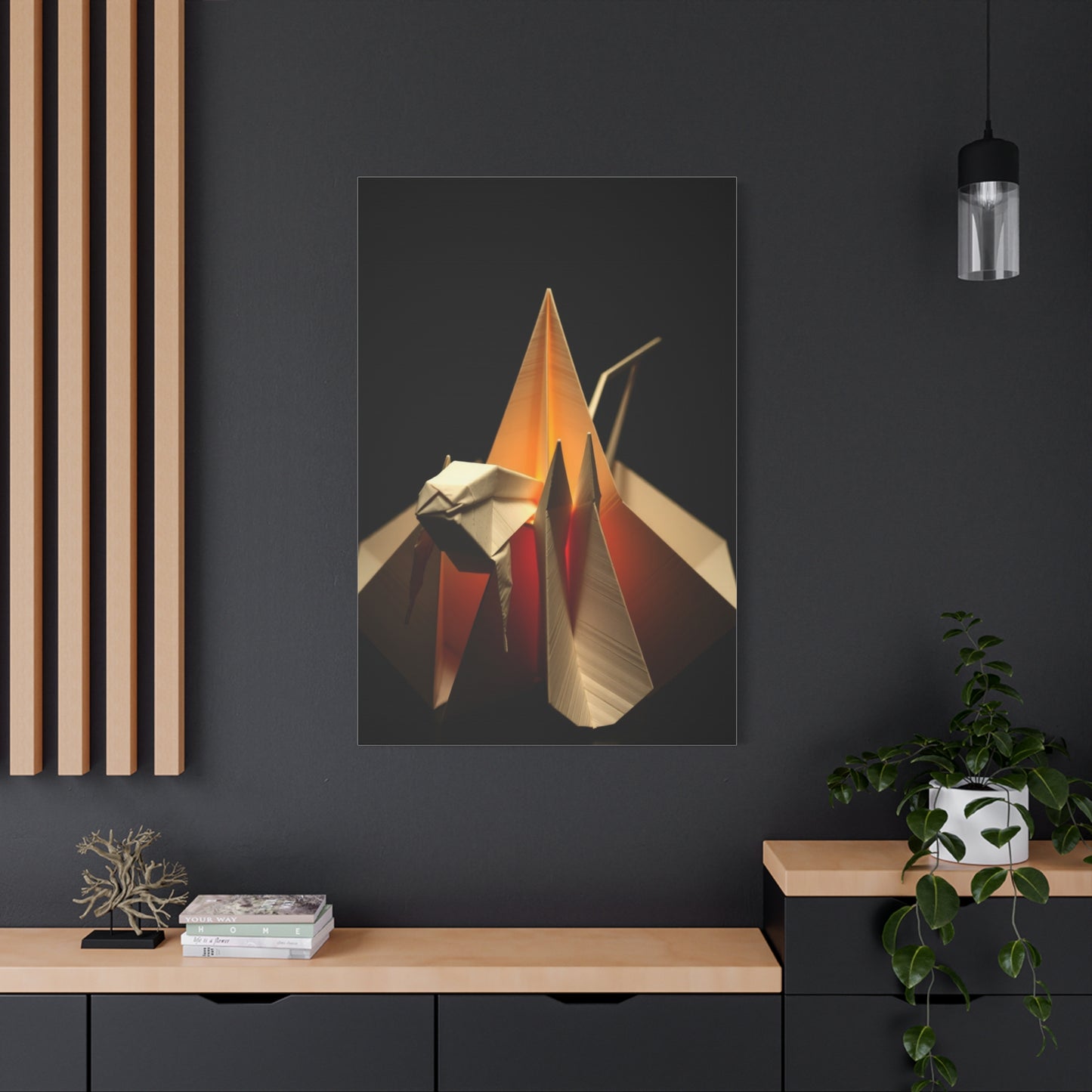 Hidden Origami Splendor Wall Art & Canvas Print