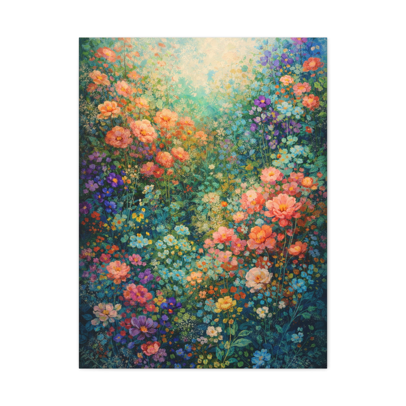Vivid Magical Garden Floral Wall Art & Canvas Print