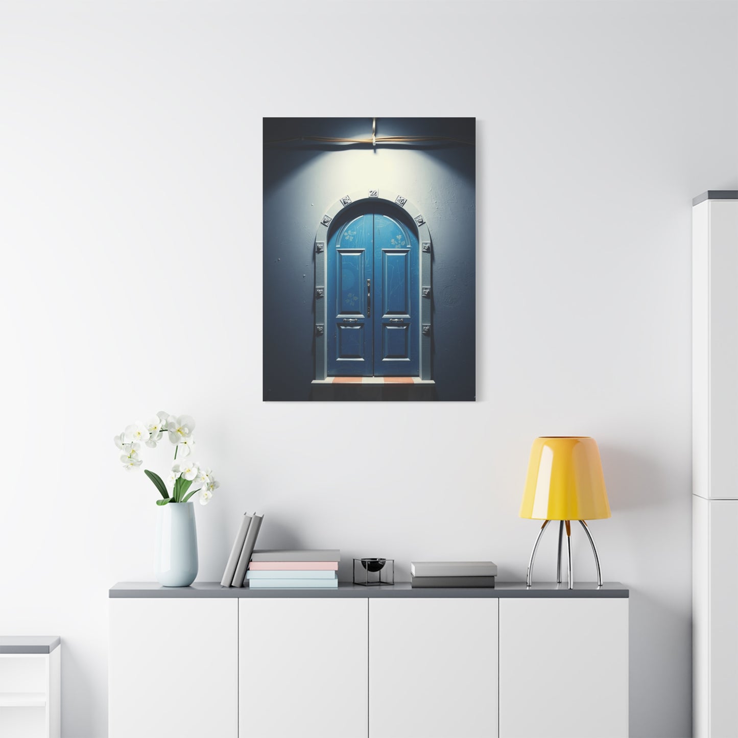 Blue and White Art Supreme Gallery Wall Art & Canvas Print