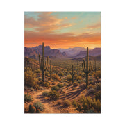 Sonoran Desert Panorama Southwest Wall Art & Canvas Print