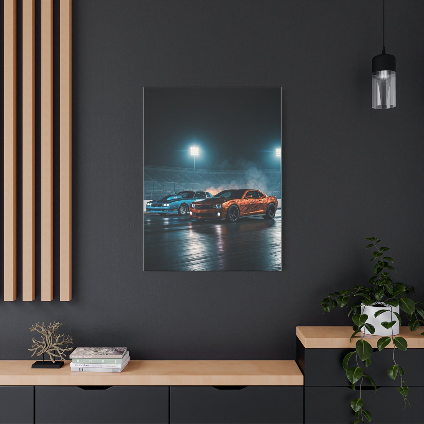 Modern Muscle vs Big Block Legend Wall Art & Canvas Prints