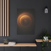 Amber Vortex Spiral Wall Art & Canvas Prints