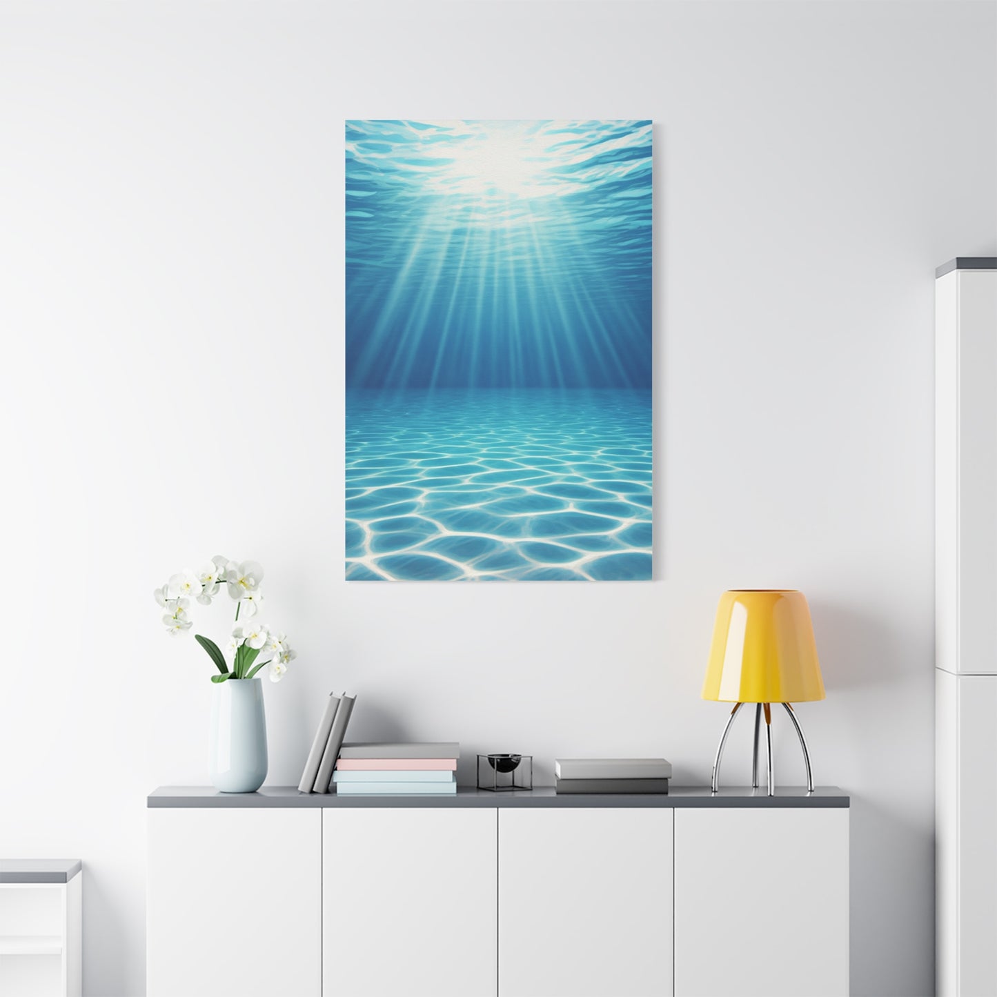 Sunlit Underwater Glow Wall Art & Canvas Prints  Product Description