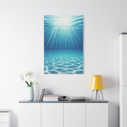 Sunlit Underwater Glow Wall Art & Canvas Prints  Product Description