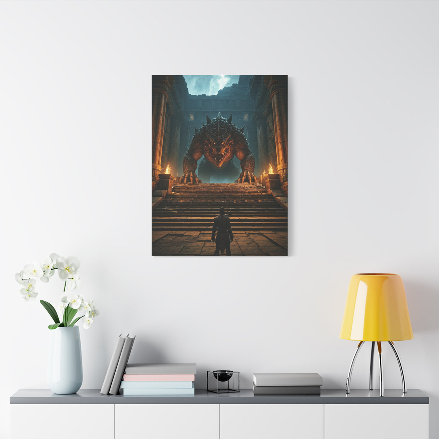 Colossal Dragon Guardian Wall Art & Canvas Prints