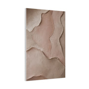 Wabi-Sabi Pink Blush Plaster Texture Wall Art & Canvas Print
