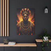 Sunfire Tribal King Portrait Wall Art & Canvas Prints