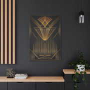 Golden Martini Luxe Art Deco Wall Art & Canvas Prints
