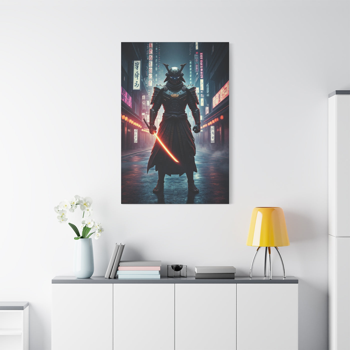 Cyber Samurai Wall Art & Canvas Prints