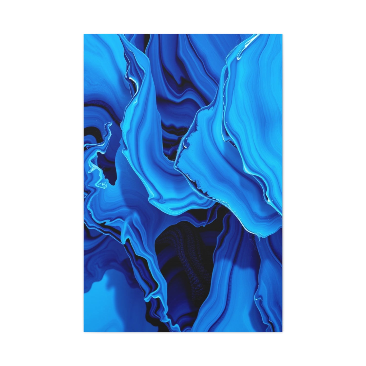 Blue Abstract Art Premium Gallery Wall Art & Canvas Print