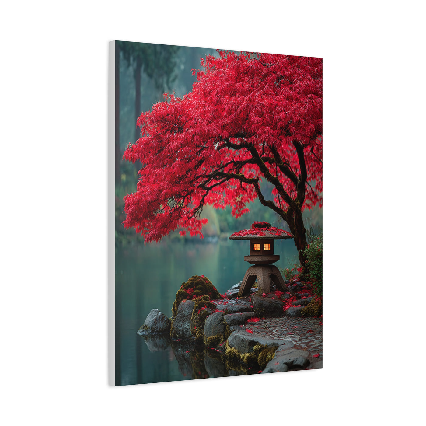 Japanese Maple Garden Autumn Wall Art & Canvas Print