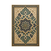 Ornate Islamic Geometric Relief Wall Art & Canvas Print