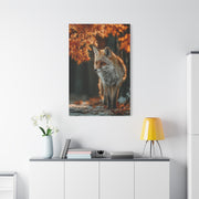 Autumn Forest Path Fox Wall Art & Canvas Print