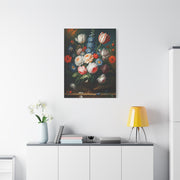 Midnight Bloom Still Life Wall Art & Canvas Print