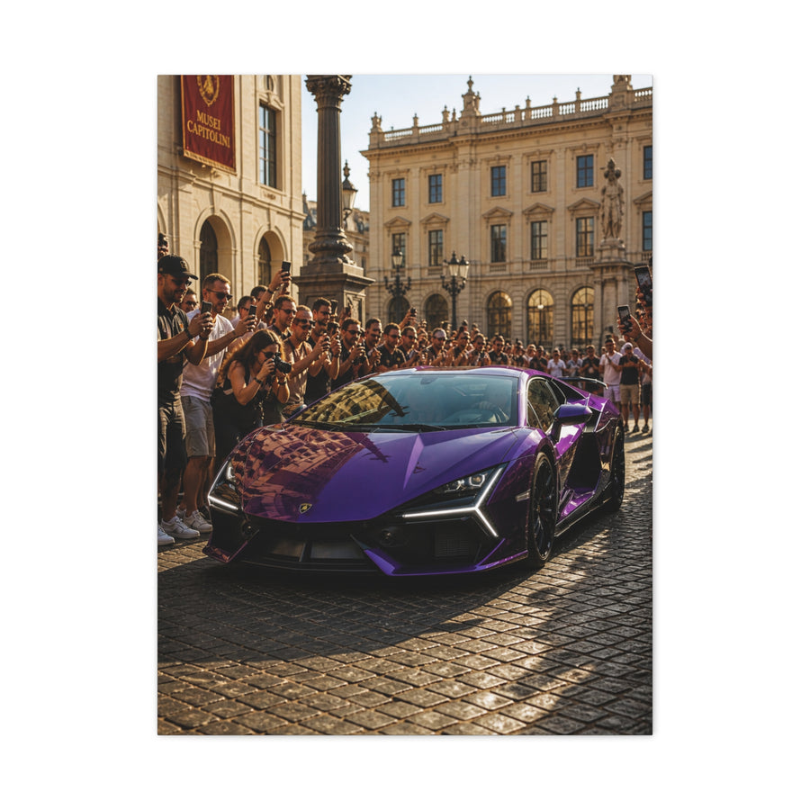 Viola Mithras Lamborghini Revuelto Supercar Scene Wall Art & Canvas Print