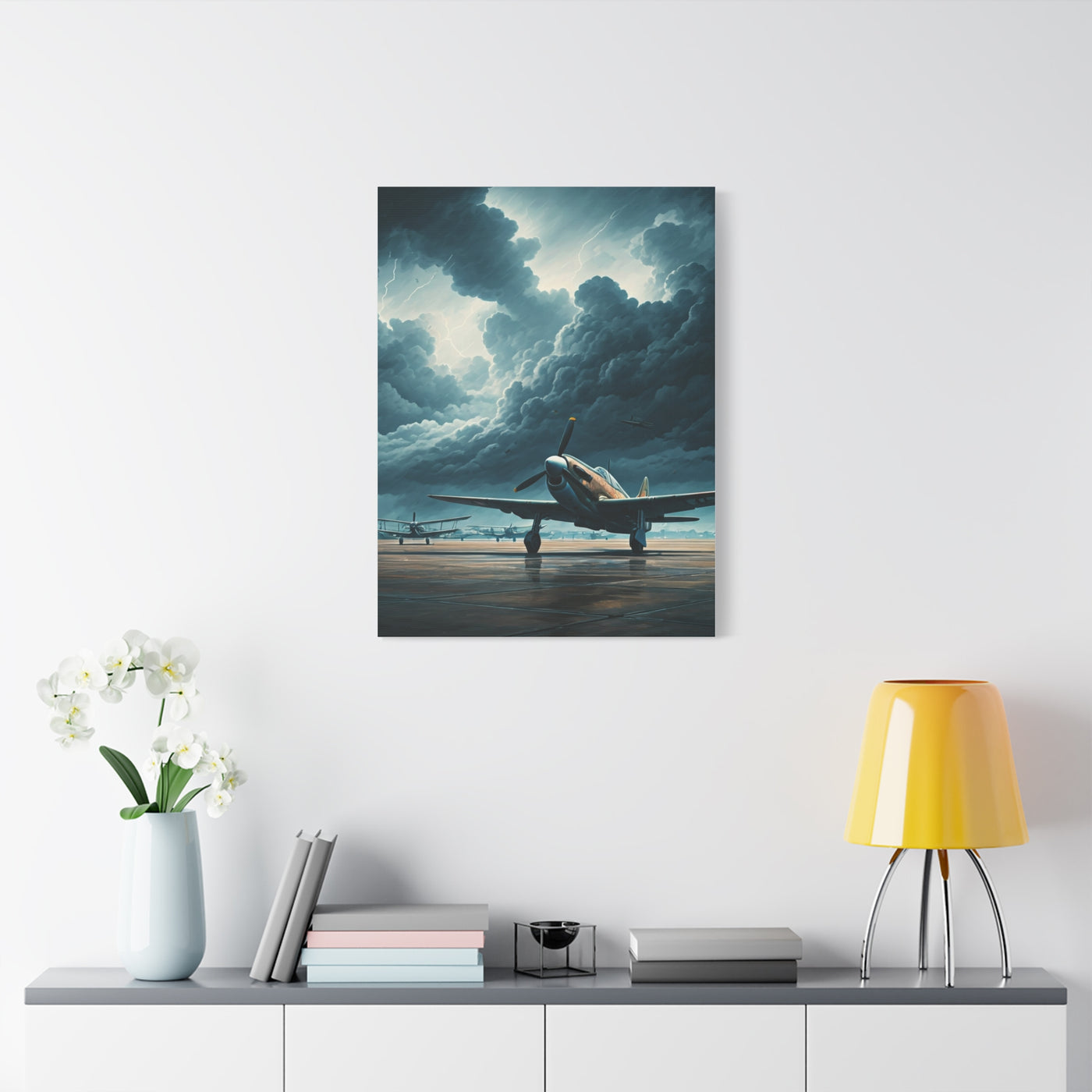 Stormfront Runway Departure Wall Art & Canvas Prints