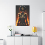 Flame Crown Warrior Queen Wall Art & Canvas Prints
