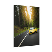 Lamborghini Gallardo Forest Road Charge Wall Art & Canvas Prints