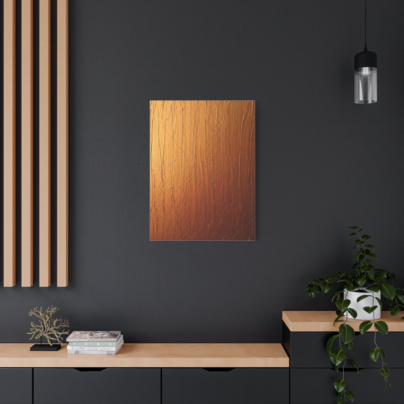Rustic Texture Warm Earth Abstract Wall Art & Canvas Prints