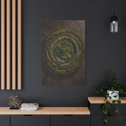 Circular Preserved Moss Relief Wall Art & Canvas Print