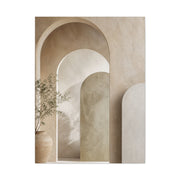 Soft Neutral Architectural Arch Wall Art & Canvas Print