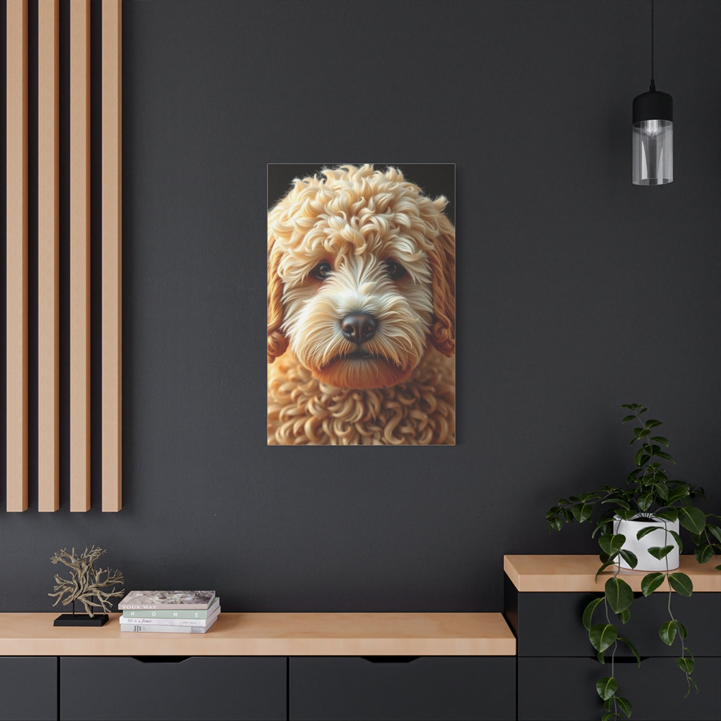 Premium Golden Doodle Art Supreme Canvas Gallery Wall Art & Canvas Print