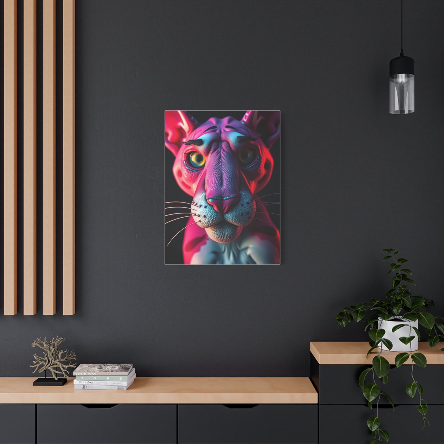 Fuchsia Predator Grandeur Wall Art & Canvas Print