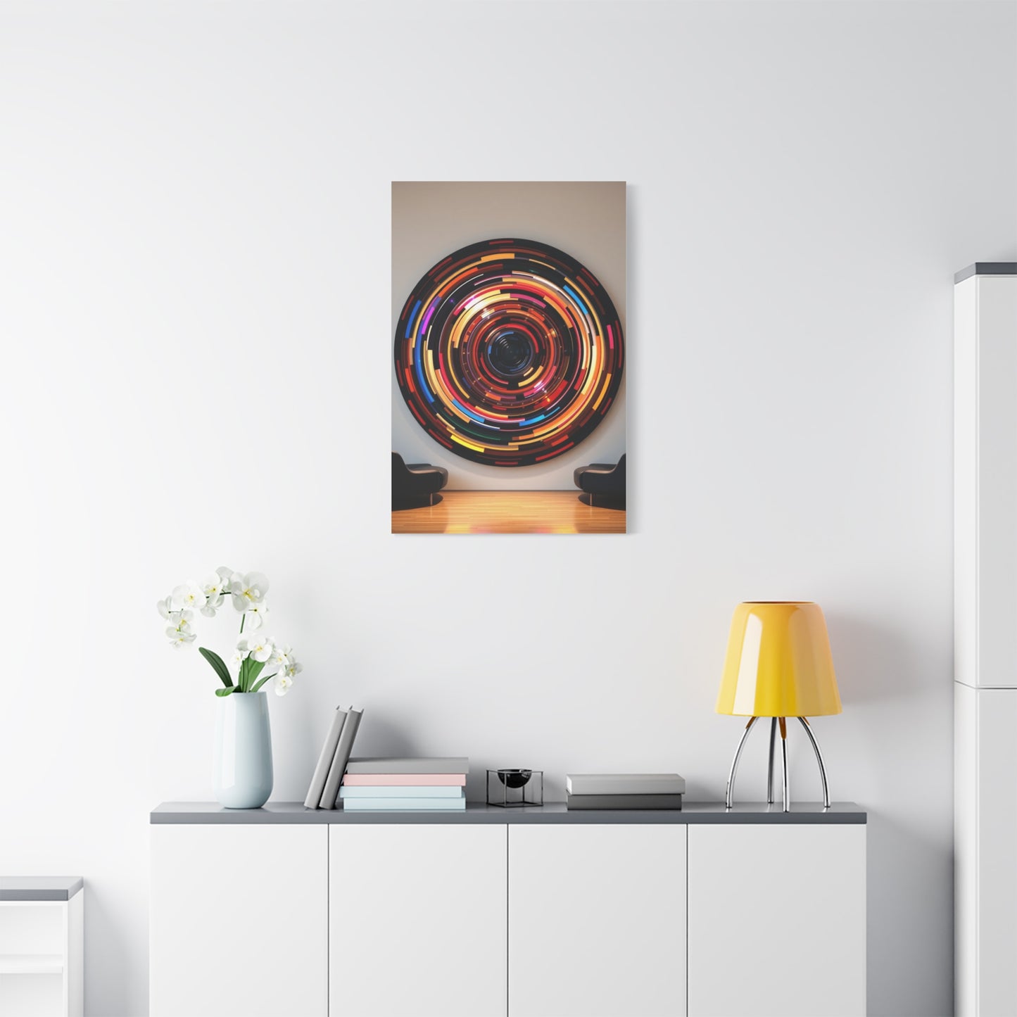 Supreme Circular Abstract Art Beautiful Collection Wall Art & Canvas Print