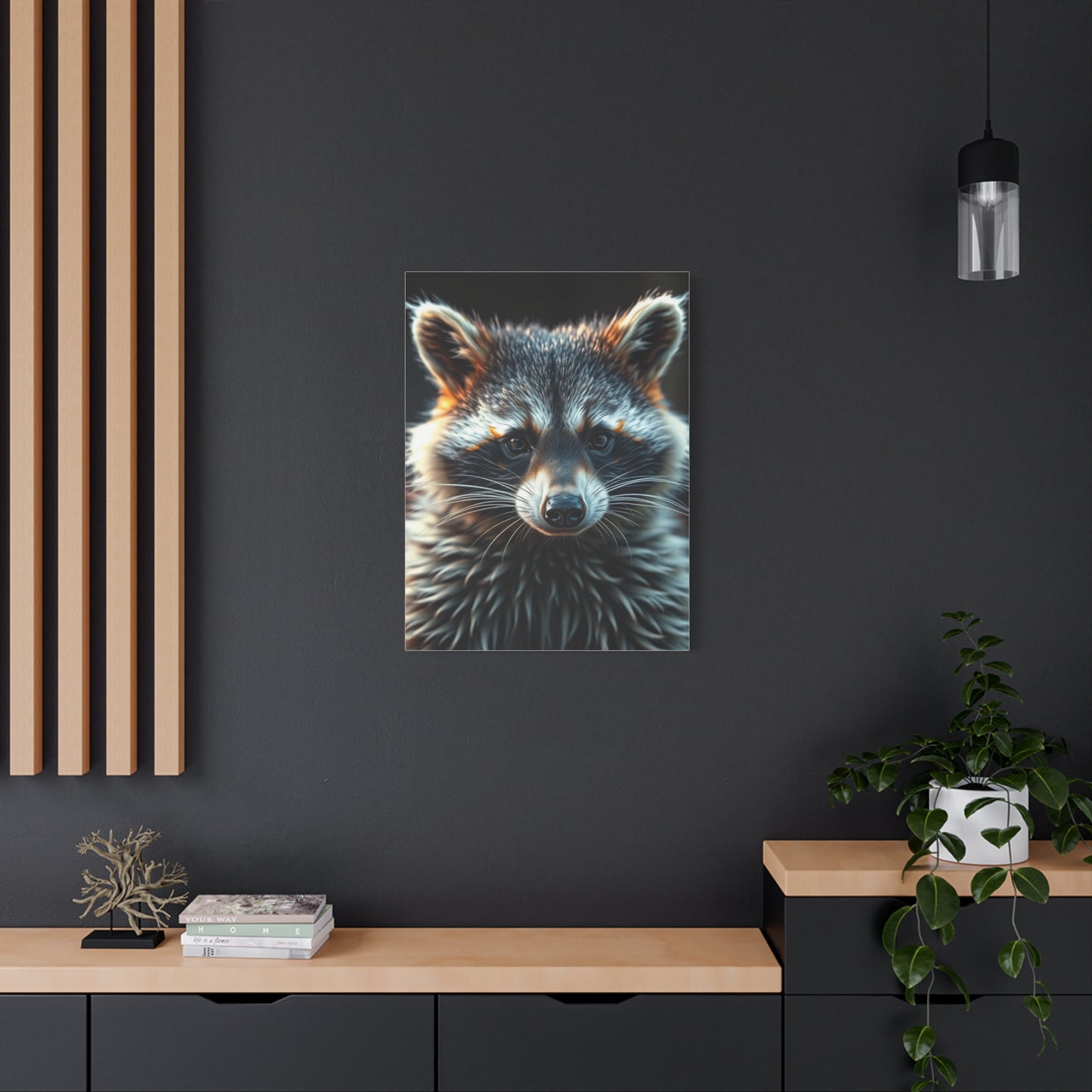 Raccoon Art Supreme Canvas Wall Art & Canvas Print