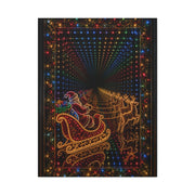 Infinity Tunnel Santa Sleigh Wall Art & Canvas Print