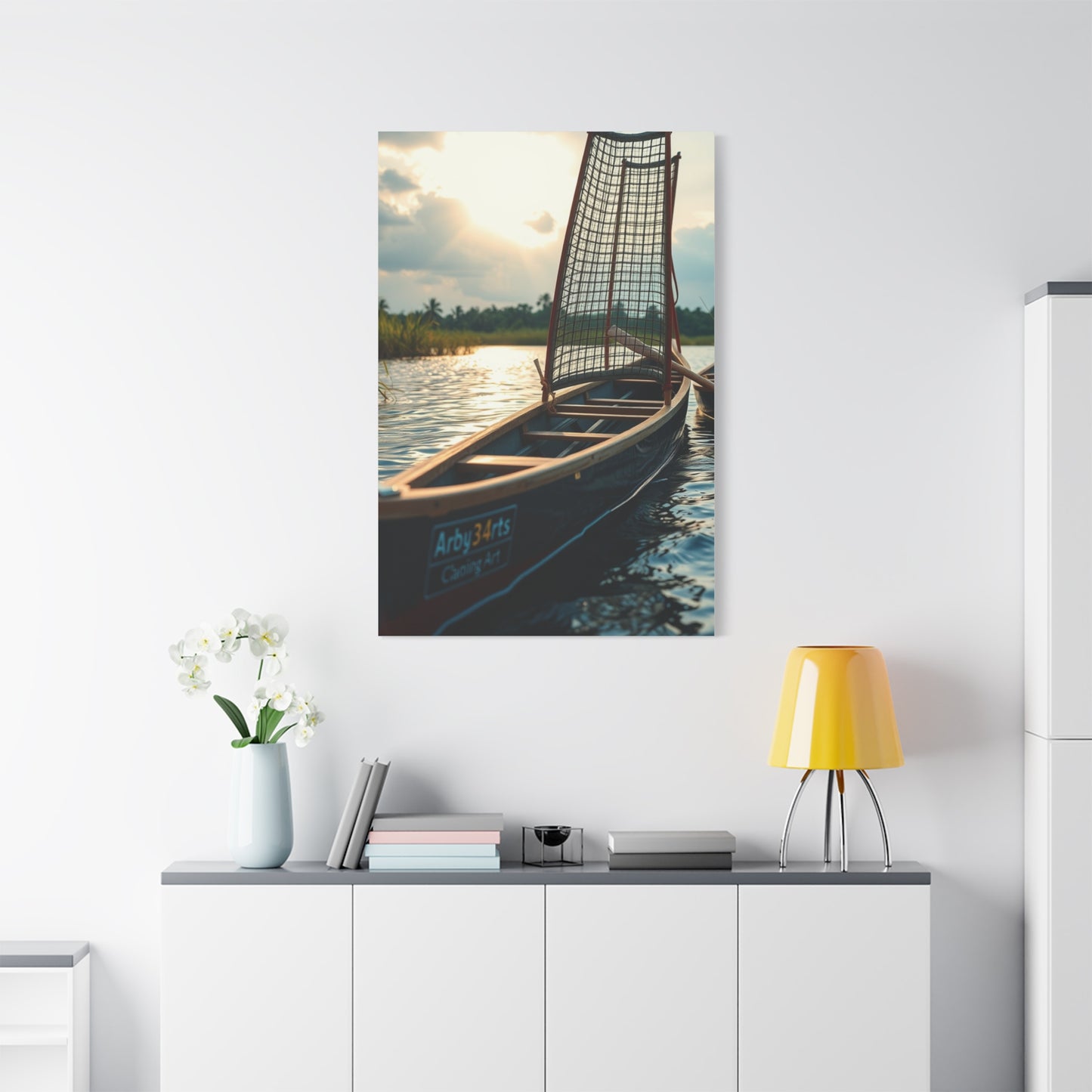 Canoe Art Luxury Canvas Wall Art & Canvas Print