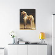 Golden Palomino Luxury Arena Horse Wall Art & Canvas Print