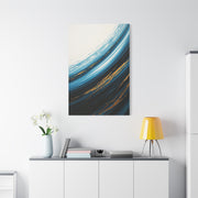 Azure Current Gold Accent Wall Art & Canvas Prints