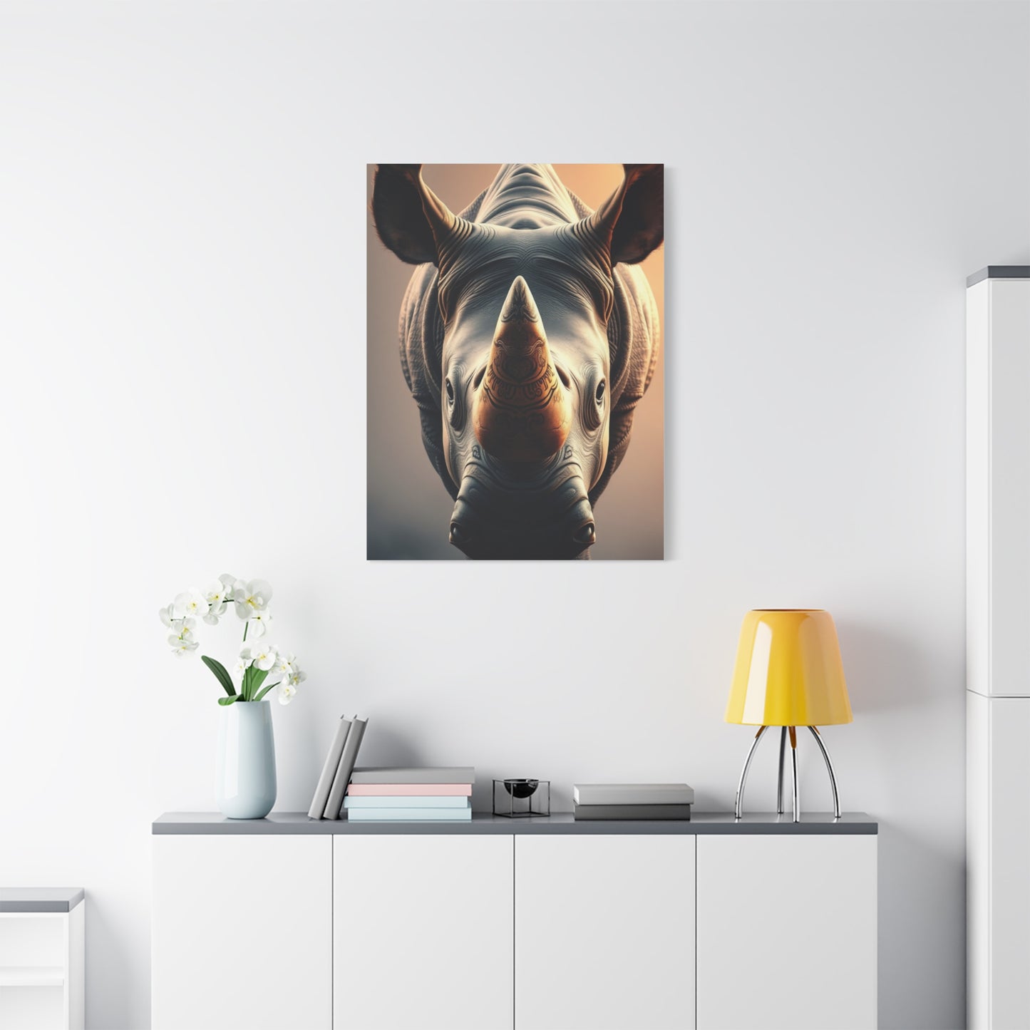 Rhinoceros Art Supreme Canvas Wall Art & Canvas Print