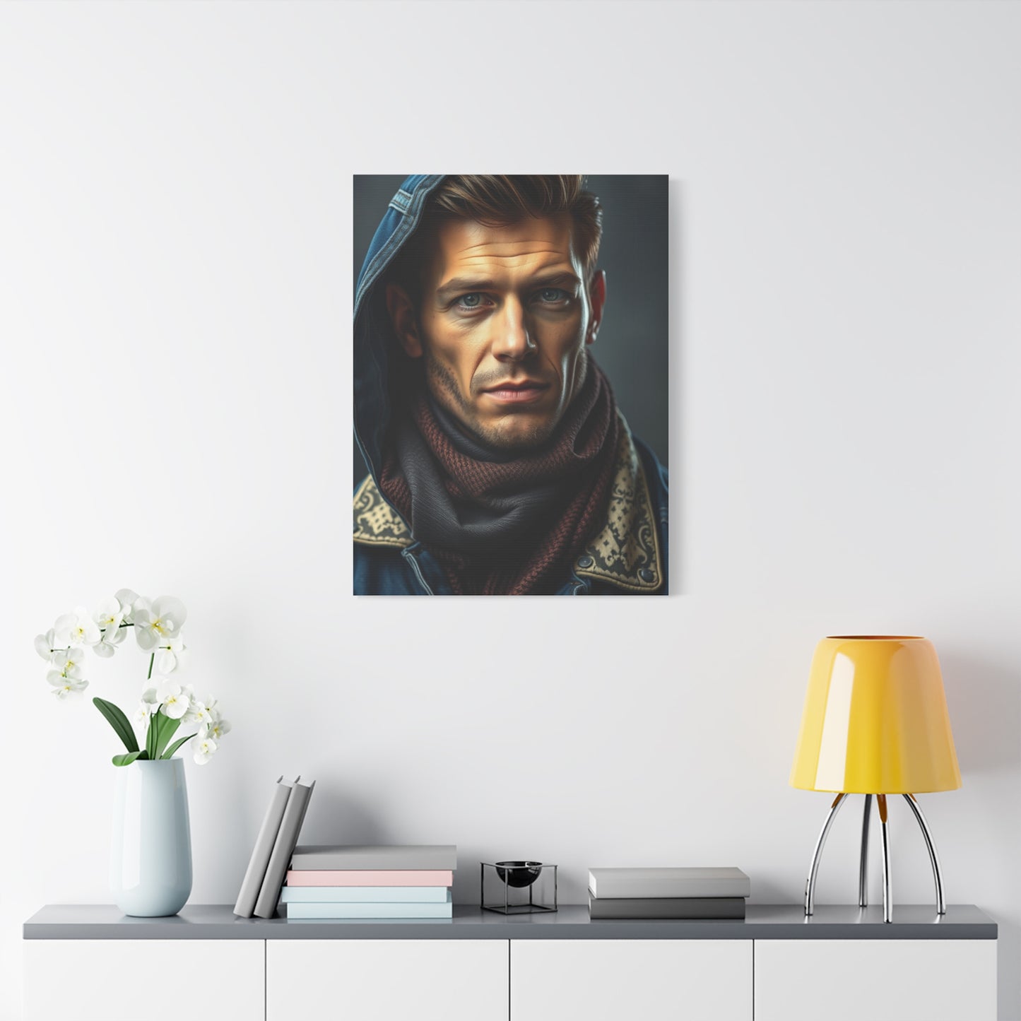 Denim and Leather Art Refined Canvas Wall Art & Canvas Print