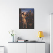Rooftop Jazz Manhattan Twilight Wall Art & Canvas Print