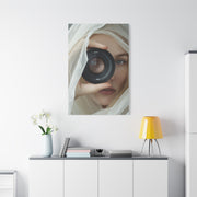 Surreal Lens Portrait Veiled Muse Wall Art & Canvas Print