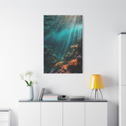 Underwater Marine Coral Reef Scene Wall Art & Canvas Print