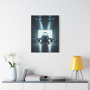 Futuristic Hangar Jet Power Wall Art & Canvas Prints