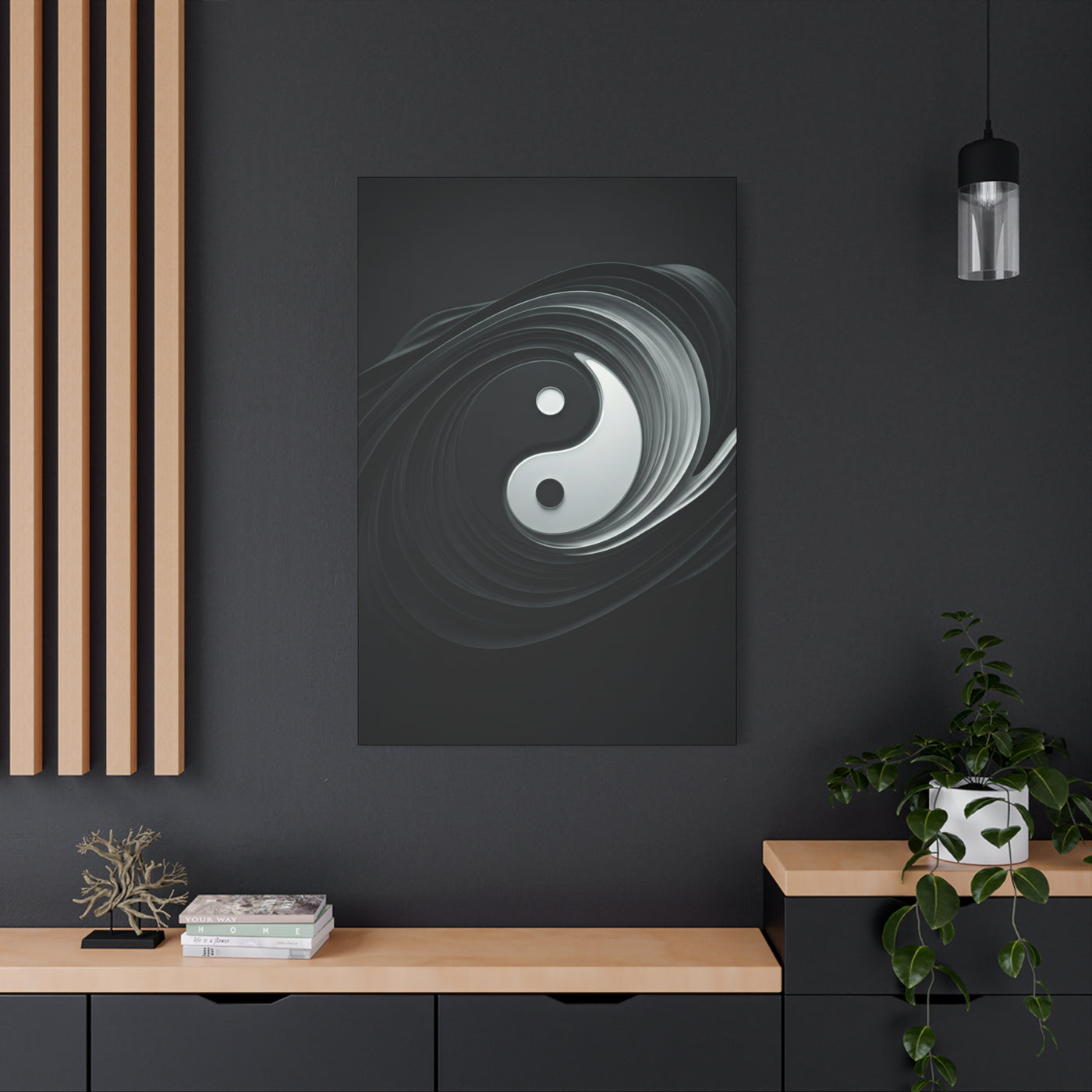 Flowing Yin Yang Balance Wall Art & Canvas Prints